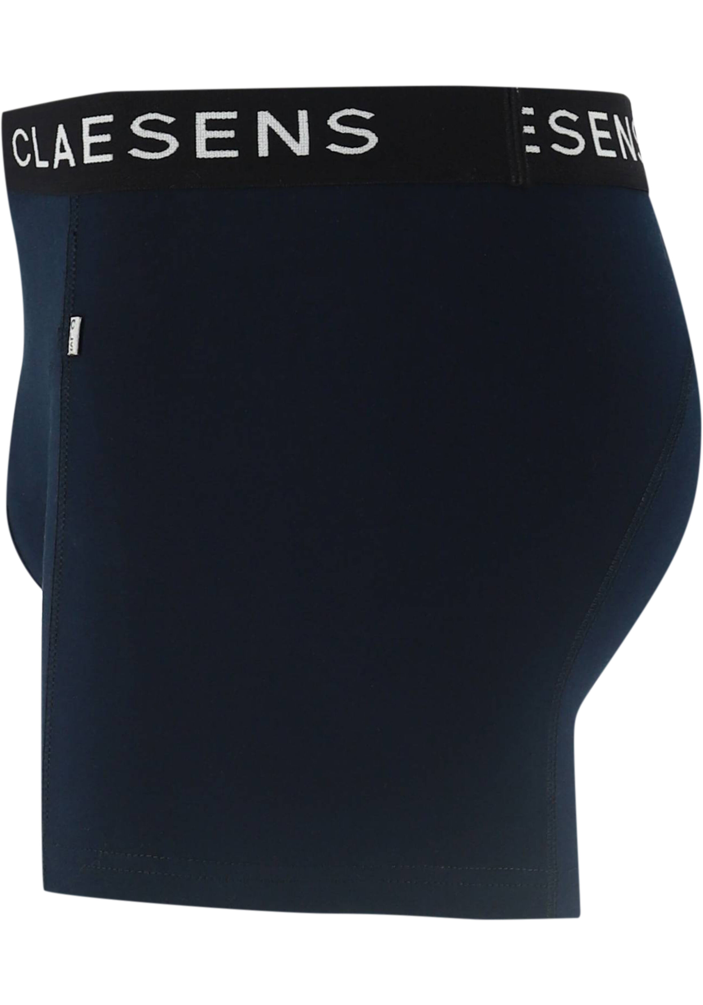 Claesen's Basics boxers (3-pack), heren boxers lang, blauw